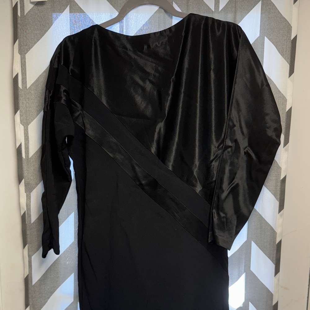 Elegant Black Dress Business Gothic - Picture 3 of 4